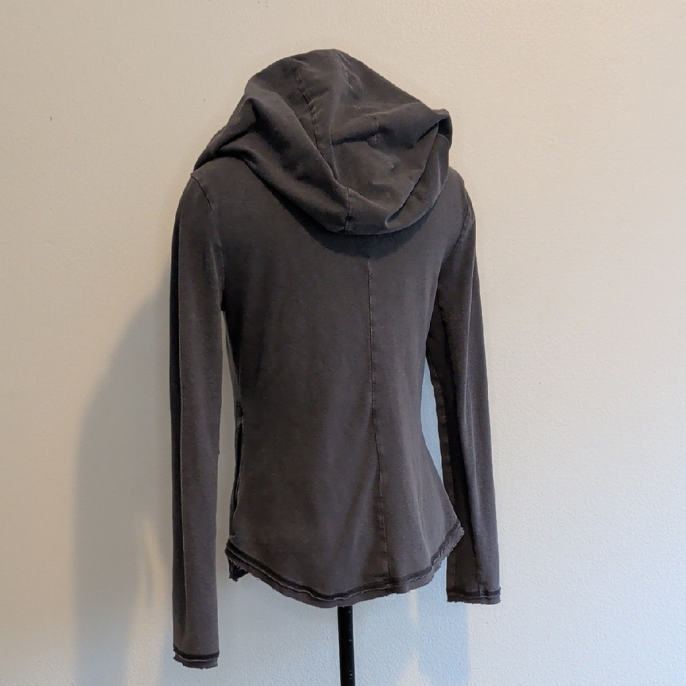 PrAna Hooded Zip Jacket in Gray - Picture 6 of 10